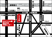 大阪市立難波市民学習センター地図